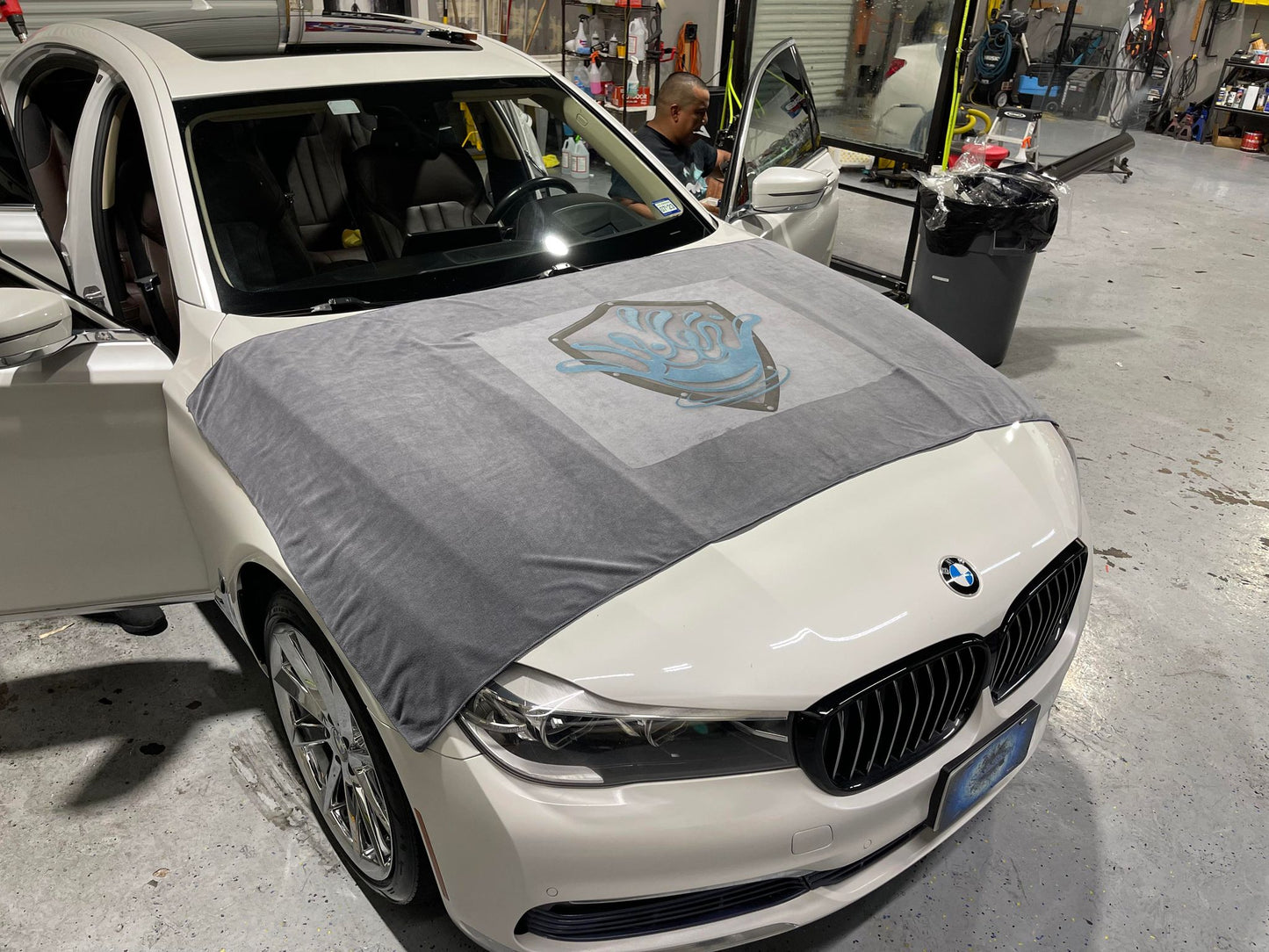 SoakShield Microfiber Hood & Seat Cover XXXL