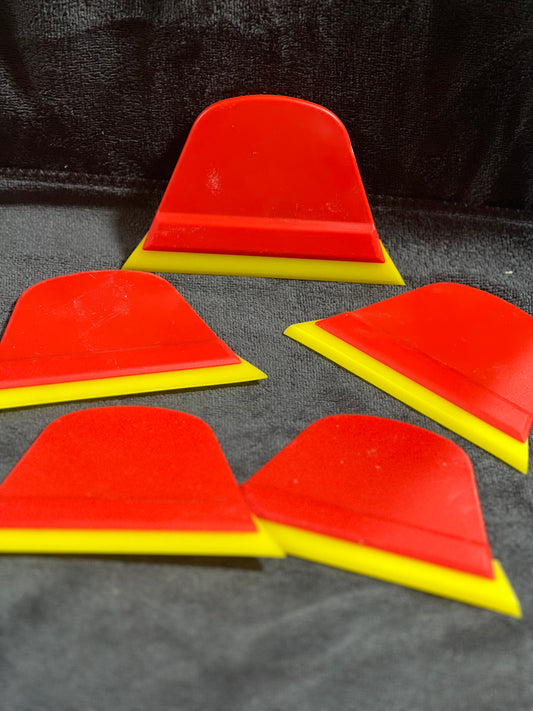 Red/yellow moon squeegee