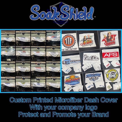 Custom Printed SoakShield Microfiber Dash Covers